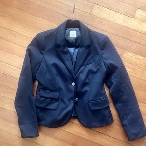 GAP Blazer Size 4 - Navy With Black Trim